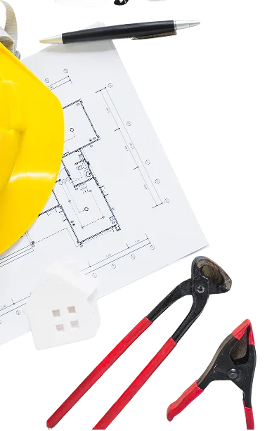 Construction tools and safety gear
